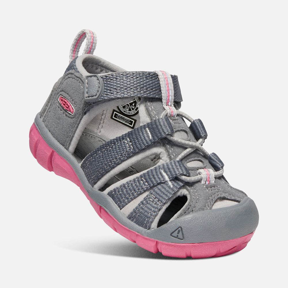 Keen Sandaal Kinderen Grijs/Roze - Seacamp Ii Cnx - 48763-ZCLM